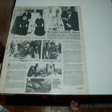 Coleccionismo de Revista Blanco y Negro: REPORTAJE GRÁFICO SOBRE LA BODA DE GUNTHER SACHS Y MIRJA LARSSON. 1969. Lote 32607035