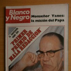 Coleccionismo de Revista Blanco y Negro: BLANCO Y NEGRO Nº3459.1978.C.J.CELA,MONSEÑOR YANES,ASTURIAS,XAVIER CUGAT,B.CORT,R.HUDSON,A.MUÑOZ.. Lote 37181780