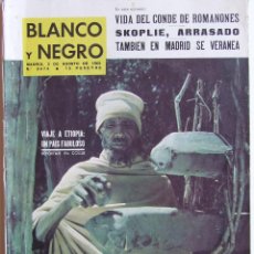 Coleccionismo de Revista Blanco y Negro: ETIOPIA ROMANONES JEAN COCTEAU LA ANTARTIDA REVISTA BLANCO Y NEGRO 2674 DE 1963