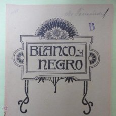 Coleccionismo de Revista Blanco y Negro: BLANCO Y NEGRO. Nº 1088. AÑO 1912.. Lote 53333910