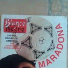 Coleccionismo de Revista Blanco y Negro: REVISTA BLANCO Y NEGRO MARADONA AÑO 1992. Lote 63034579