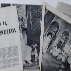 Coleccionismo de Revista Blanco y Negro: HASSAN II REY MARRUECOS EN 1961 EN RECORTE (RE8) 11 PÁGINAS REVISTA BLANCO Y NEGRO ESE MISMO AÑO. Lote 80542554