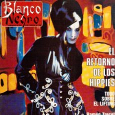 Coleccionismo de Revista Blanco y Negro: 1989. EL RETORNO DE LOS HIPPIES. ALASKA. PEPE RIBAS. BEATRIZ SANTANA. EUROPE. ARANTXA ARGÜELLES.. Lote 135650183