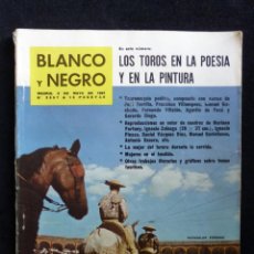 Coleccionismo de Revista Blanco y Negro: REVISTA BLANCO Y NEGRO. Nº 2557, 1961. LOS TOROS EN LA POESÍA Y EN LA PINTURA. Lote 144131974