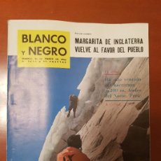 Coleccionismo de Revista Blanco y Negro: BLANCO Y NEGRO REVISTA Nº 2654 MADRID, 16 DE MARZO 1963_ESCALADA AL NORTE DE LOS ANDES, PERU.. Lote 202796502