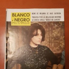 Coleccionismo de Revista Blanco y Negro: BLANCO Y NEGRO REVISTA Nº 2701 MADRID, 8 DE FEBRERO 1964_LORCA BODAS DE SANGRE. IRENE DE HOLANDA.. Lote 202810031