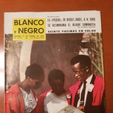 Coleccionismo de Revista Blanco y Negro: BLANCO Y NEGRO REVISTA Nº 2706 MADRID, 14 DE MARZO 1964_SE DESMORONA EL BLOQUE COMUNISTA.. Lote 206832192