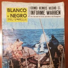 Coleccionismo de Revista Blanco y Negro: BLANCO Y NEGRO REVISTA Nº 2736 MADRID, 1O DE OCTUBRE 1964_INFORME WARREN. EL GIGANTE DE LOS MARES.. Lote 209116995
