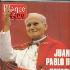 Collectionnisme de Magazine Blanco y Negro: REVISTA BLANCO Y NEGRO Nº 3660 AÑO 1989. JUAN PABLO II. KIM NOVAK. TAKAKO DOI.. Lote 274776933
