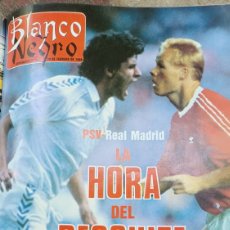 Coleccionismo de Revista Blanco y Negro: REVISTA BLANCO Y NEGRO 1989. SUMARIO. REAL- MADRID. LA HORA DEL DESQUITE. EL AFEITADO DE PITONES. Lote 274812868