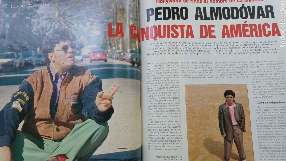 Coleccionismo de Revista Blanco y Negro: REVISTA BLANCO Y NEGRO 1989 SUMARIO. PEDRO ALMODOVAR LA CONQUISTA DE AMÉRICA- LOS RONALDOS - Foto 3 - 274813783