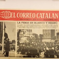 Coleccionismo de Revista Blanco y Negro: EL CORREO CATALAN. JUNIO 1966. 4 PÁGINAS. LA FERIA EN BLANCO Y NEGRO. Lote 309495503