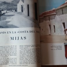 Coleccionismo de Revista Blanco y Negro: MIJAS AÑO 1963 .REPORTAJE .8 FOTOS. 6 PÁGINAS. Lote 323068198