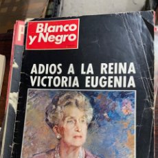 Coleccionismo de Revista Blanco y Negro: LOTE LOS DOMINGOS DE ABC Y BLANCO Y NEGRO: REYES (BORBONES) VICTORIA EUGENIA, ETC. Lote 339446258