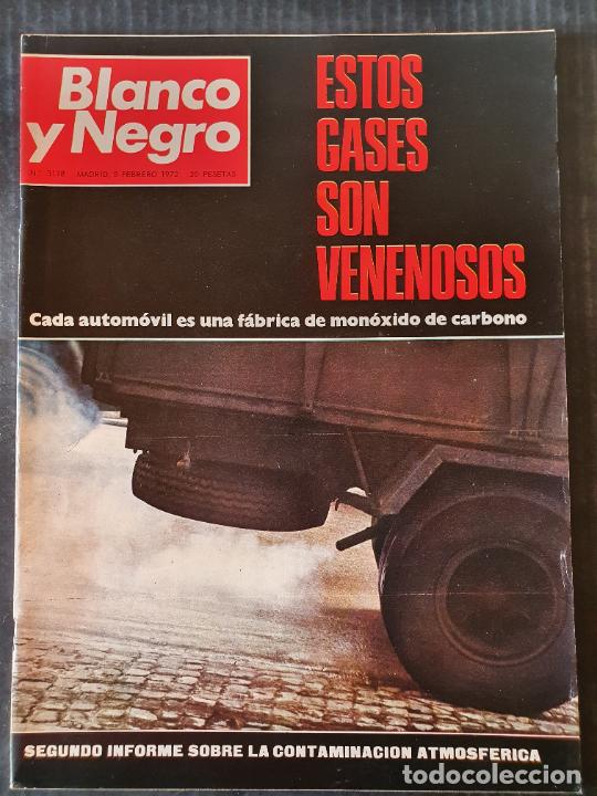 Collectionnisme de Magazine Blanco y Negro: BLANCO Y NEGRO N&ordm; 3118 - A&Ntilde;O 1972 - CONTAMINACION ATMOSFERICA - HOWARD HUGHES