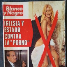 Coleccionismo de Revista Blanco y Negro: BLANCO Y NEGRO Nº 3328 - AÑO 1976 - IGLESIA Y ESTADO CONTRA EL PORNO. Lote 339871073