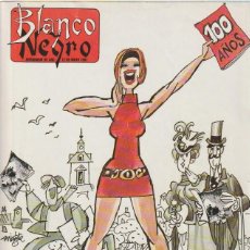 Coleccionismo de Revista Blanco y Negro: REVISTA BLANCO Y NEGRO (Nº ESPECIAL, ANIVERSARIO 100 AÑOS, 1991) + FACSÍMIL DEL PRIMER NÚMERO.. Lote 341028433