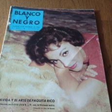 Coleccionismo de Revista Blanco y Negro: REVISTA 1958 JOSE LUÍS MORO CREADOR FILMLETS.CON PAQUITA RICO.MIGUEL MUÑOZ PROFETA EN SU TIERRA. Lote 344049588