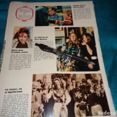 Collectionnisme de Magazine Blanco y Negro: RECORTE : SARA MONTIEL CON SU SOBRINA. VICENTE PARRA. BLANCO NEGRO, FBRO 1973. Lote 350142299