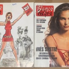 Coleccionismo de Revista Blanco y Negro: LOTE 2 REVISTAS BLANCO Y NEGRO CIEN AÑOS - 12 MAYO 1991 Y 21 FEBRERO 1993 INES SASTRE SEMANARIO ABC