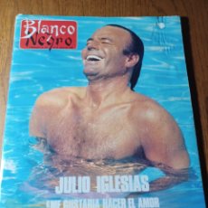 Coleccionismo de Revista Blanco y Negro: REVISTA 1989 JULIO IGLESIAS CARMEN ORDOÑEZ TENTACION MARROQUÍ. LOS CABALLOS DEL MAR CIUDADELA. Lote 358587975