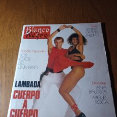 Coleccionismo de Revista Blanco y Negro: REVISTA 1989 LA LAMBADA VERONICA FORQUE. JULIAN GRAU SANTOS.LOS OJOS DEL UNIVERSO. Lote 358599905