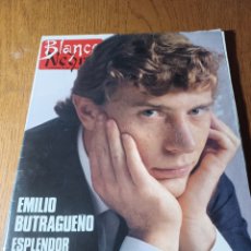 Coleccionismo de Revista Blanco y Negro: REVISTA 1989 BUTRAGUEÑO.EL SANTO MANUEL. 《 SOY LA MANO DE DIOS》. JUICIO DE HIPERCOR. Lote 358604915