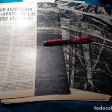 Coleccionismo de Revista Blanco y Negro: RECORTE : ¿ UN AEROPUERTO DE OVNIS EN LOS ANDES PERUANOS?. BLANC NEGR, MARZO 1969. Lote 363121595