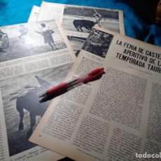 Coleccionismo de Revista Blanco y Negro: RECORTE : LA FERIA DE CASTELLON : EL MALAGUEÑO MARQUEZ. EL VITI. PAQUIRRI. BLANC NEGR, MARZO 1969. Lote 363122535