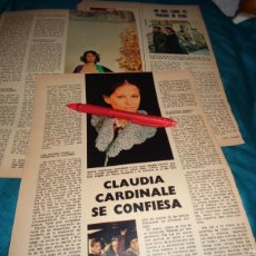 Coleccionismo de Revista Blanco y Negro: RECORTE : CLAUDIA CARDINALE, SE CONFIESA. BLANCO NEGRO, MAYO 1973. Lote 365262251