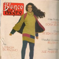 Coleccionismo de Revista Blanco y Negro: BLANCO Y NEGRO. Nº 3673. TERENCI MOIX / JULIE ANDREWS / MEL GIBSON. EL LORO. 19 NVBRE. 1989 (P/D68). Lote 365662936