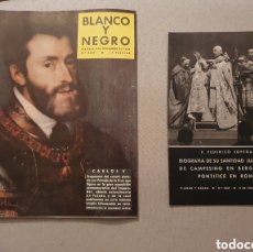 Coleccionismo de Revista Blanco y Negro: REVISTA BLANCO Y NEGRO N° 2427 8 NOVIEMBRE 1958 INCLUYE BIOGRAFÍA PAPA JUAN XXIII. Lote 393986729