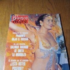 Coleccionismo de Revista Blanco y Negro: REVISTA 1990 CARNAVAL DE TENERIFE. BODA DE SOFÍA DE HAPSBURGO. SALMAN RUSHDIE. JUAN BORDES.EL DIABLO