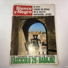 Coleccionismo de Revista Blanco y Negro: REVISTA BLANCO Y NEGRO Nº 2914 - 9-3-1968 COCHE DE EPOCA RALLYE BARCELONA SITGES - BADAJOZ