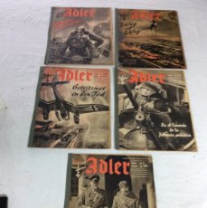 Coleccionismo de Revista Blanco y Negro: RED ADLER. REVISTAS ALEMANAS 1940/1941. DER ADLER. BERLÍN.