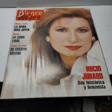 Coleccionismo de Revista Blanco y Negro: REVISTA - BLANCO Y NEGRO - N° 3704 DE 1990 - ROCÍO JURADO, ANDRÉS PAJARES, ETC