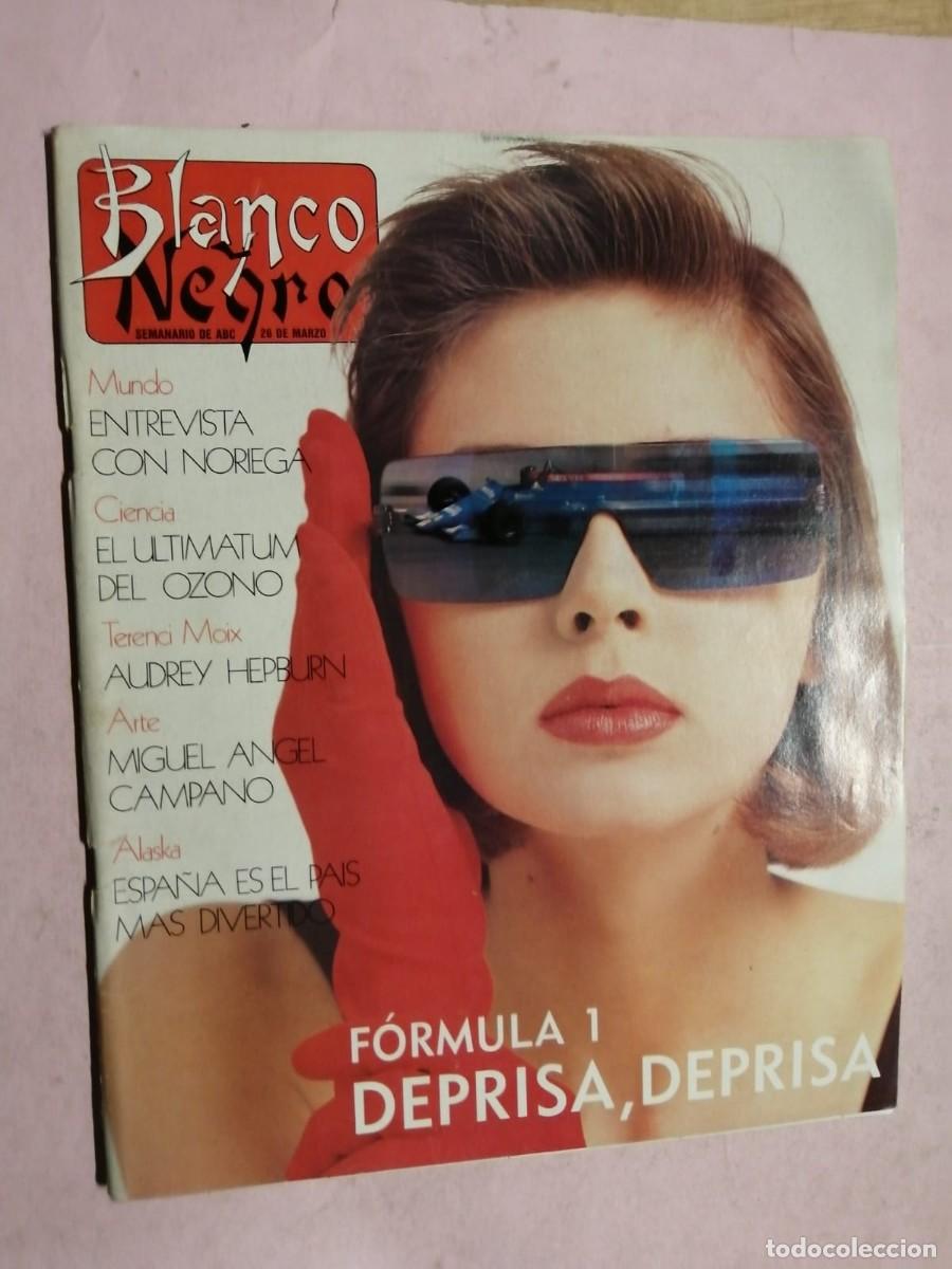 Coleccionismo de Revista Blanco y Negro: BLANCO Y NEGRO (SEMANARIO DE ABC) FORMULA 1 - AUDREY HEPBURN - MIGUEL ANGEL CAMPANO -...