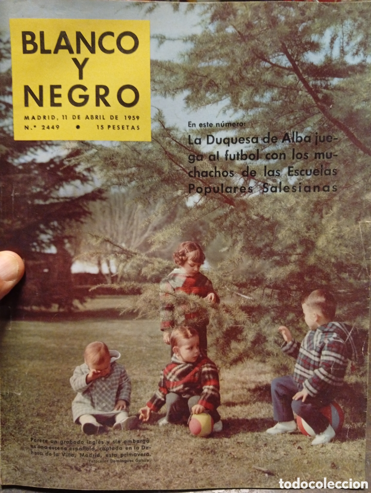 Coleccionismo de Revista Blanco y Negro: Blanco y negro vieja revista