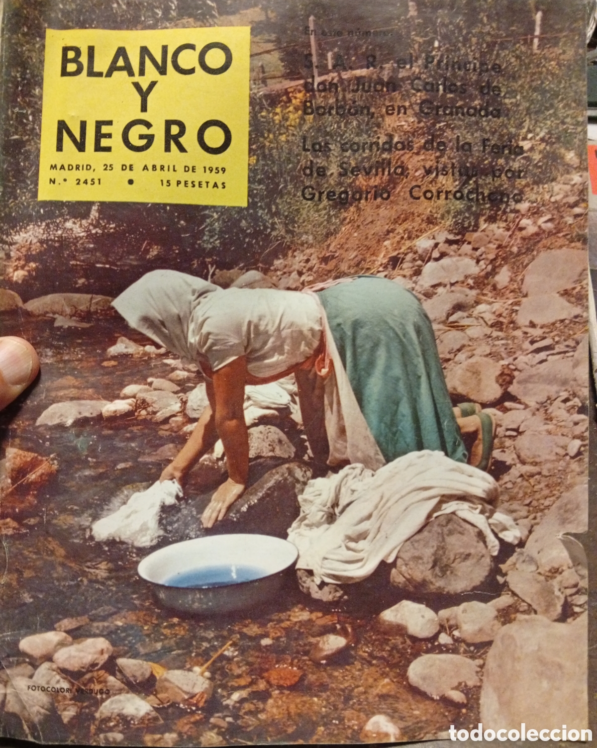 Coleccionismo de Revista Blanco y Negro: Blanco y negro vieja revista
