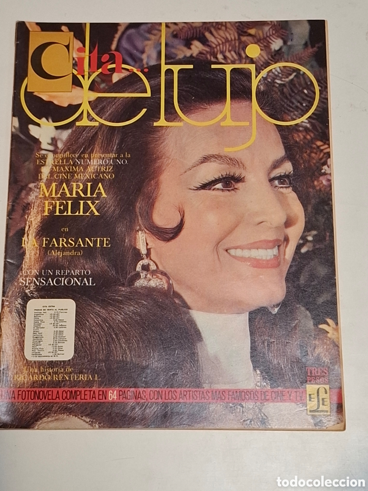Coleccionismo de Revista Blanco y Negro: Fotonovela cita de lujo maria felix