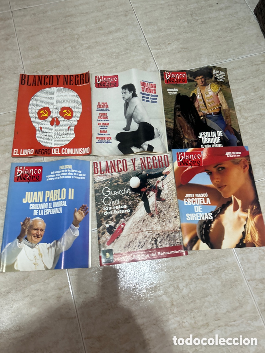 Coleccionismo de Revista Blanco y Negro: Revistas Blanco y negro