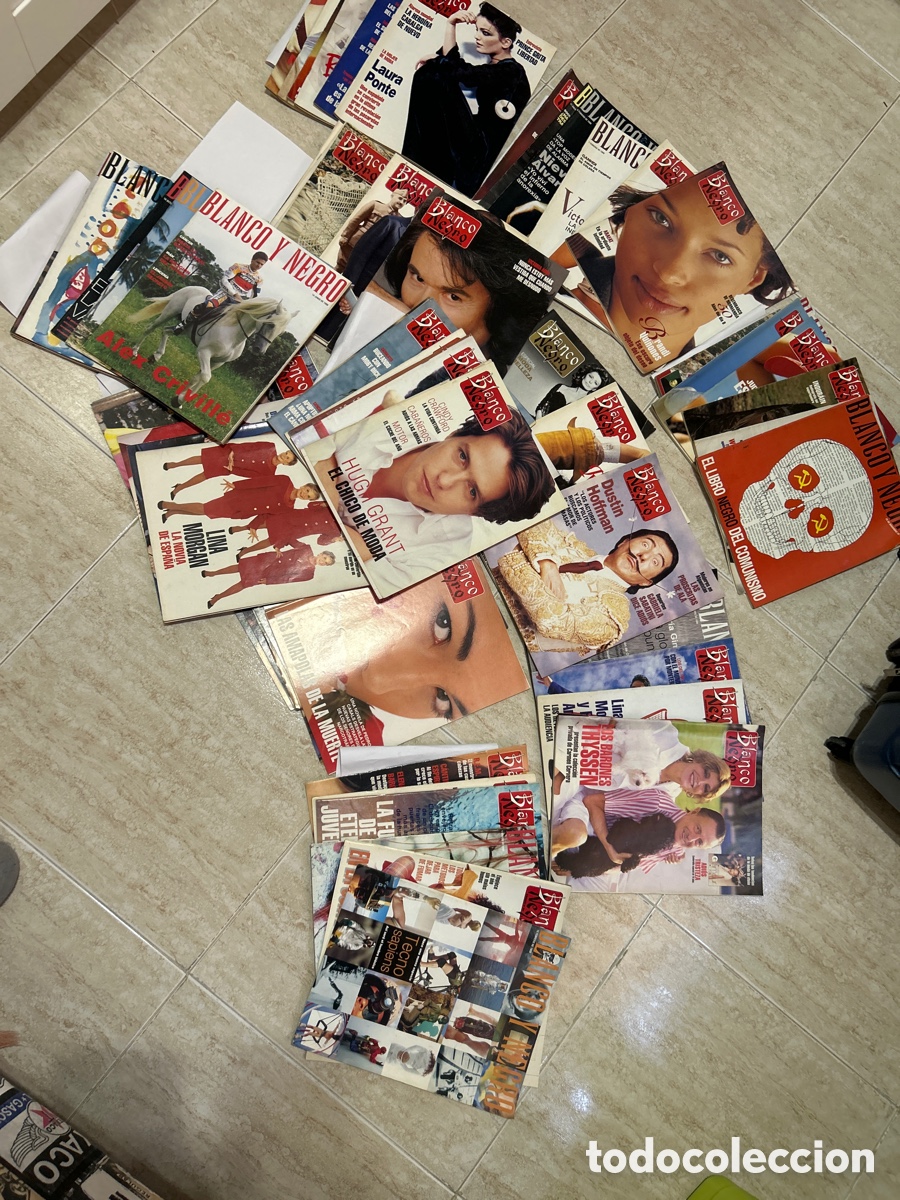 Coleccionismo de Revista Blanco y Negro: Gran Colecci&oacute;n 60+ Revistas Blanco y Negro (ABC) - A&ntilde;os 90 - Iconos y Coleccionismo