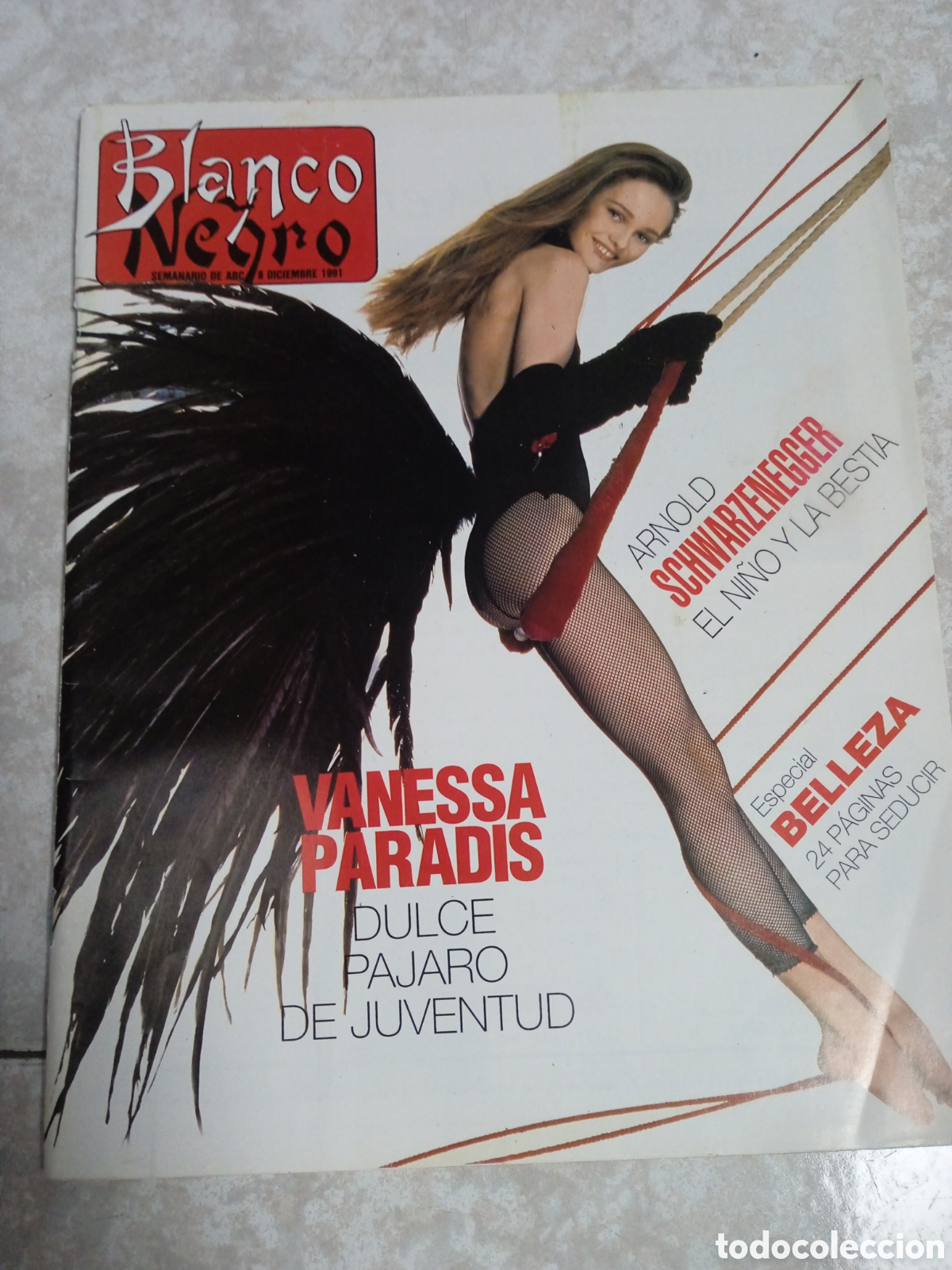 Coleccionismo de Revista Blanco y Negro: Revista Blanco y Negro Vanessa Paradis Bryan Adams Arnold Schwarzenegger