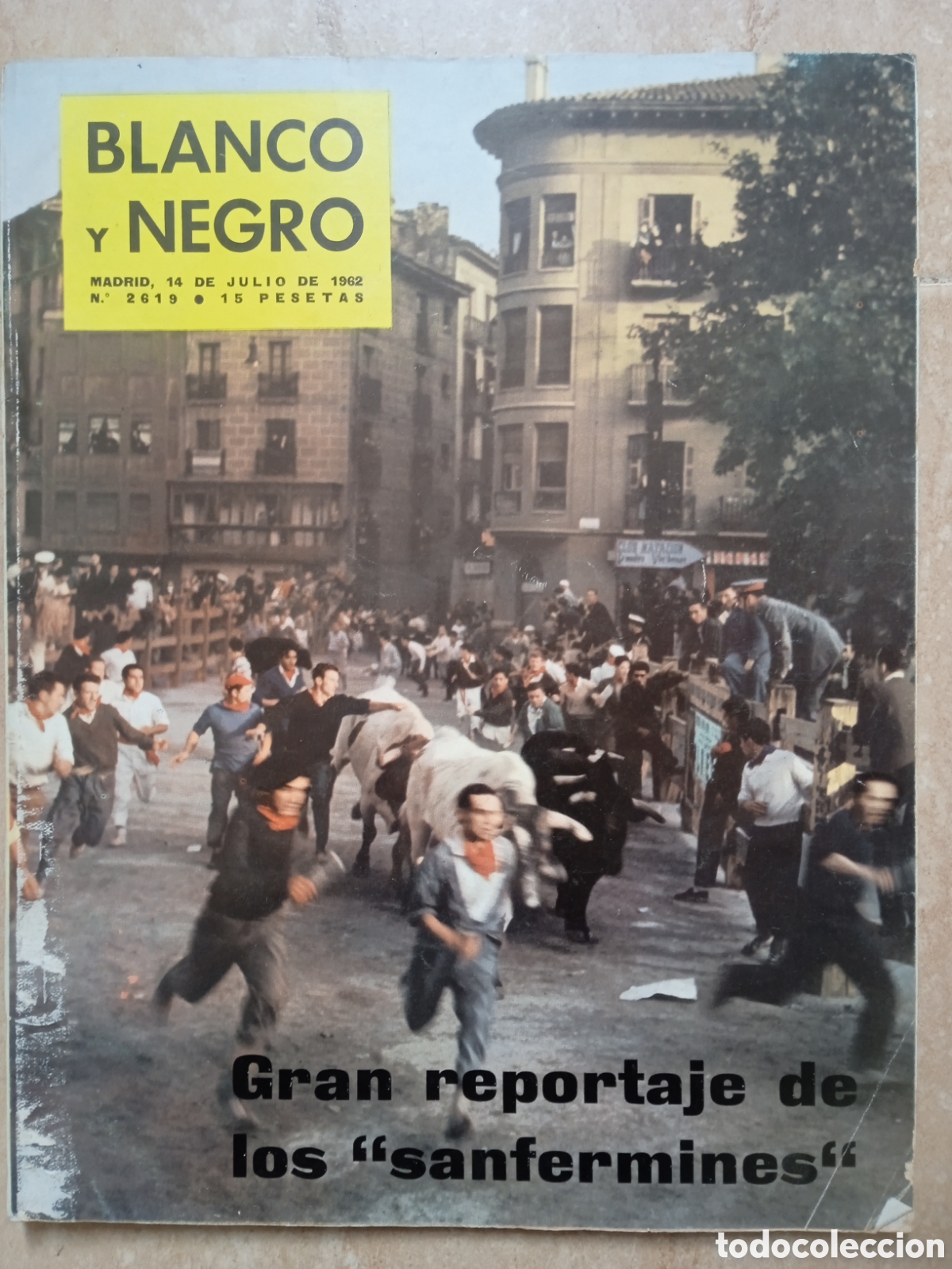 Coleccionismo de Revista Blanco y Negro: Revista Blanco y Negro 2619 14/07/62 Sanfermines Manuel de Falla