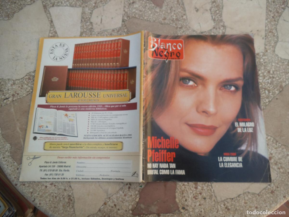 Coleccionismo de Revista Blanco y Negro: blanco y negro n&ordm; 3995, 1996, michelle pfeiffer, suplemento la gran h&ordf; del cine n&ordm; 44,