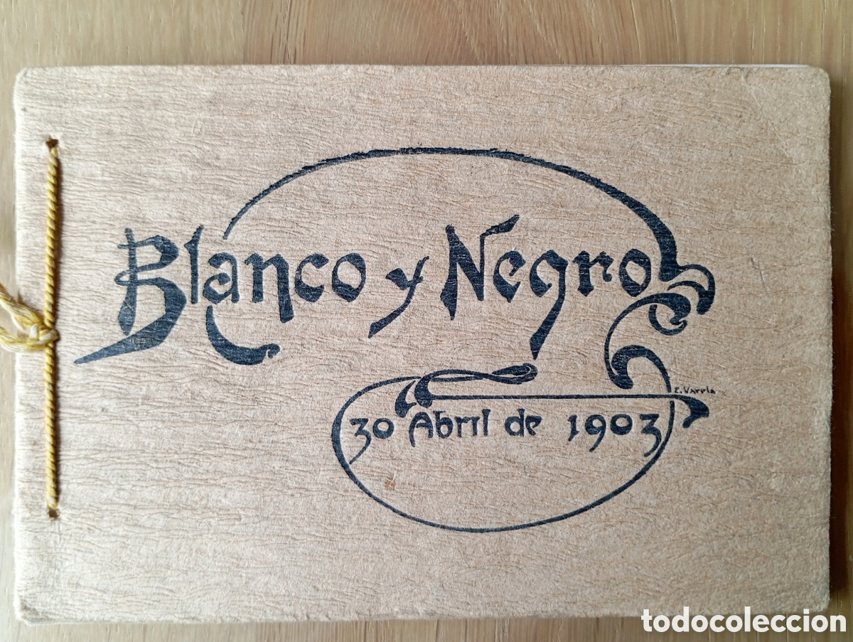 Coleccionismo de Revista Blanco y Negro: CUADERNILLO IM&Aacute;GENES VISITA EN 1903 REVISTA BLANCO Y NEGRO MADRID 7 IM&Aacute;GENES TAMA&Ntilde;O POSTAL ANTIGUA