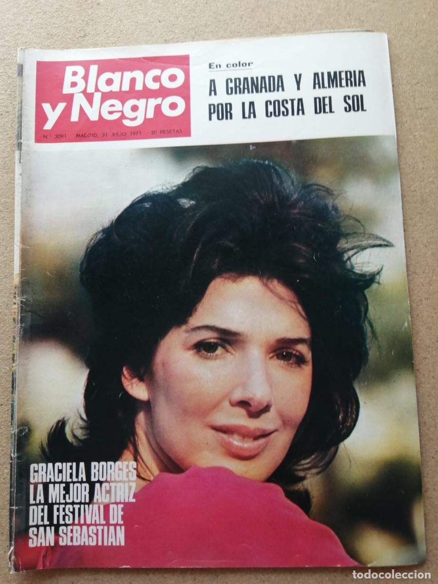 Coleccionismo de Revista Blanco y Negro: BLANCO Y NEGRO (NUMERO 3091) GRACIELA BORGES MEJOR ACTRIZ DEL FESTIVAL DE SAN SEBASTIAN