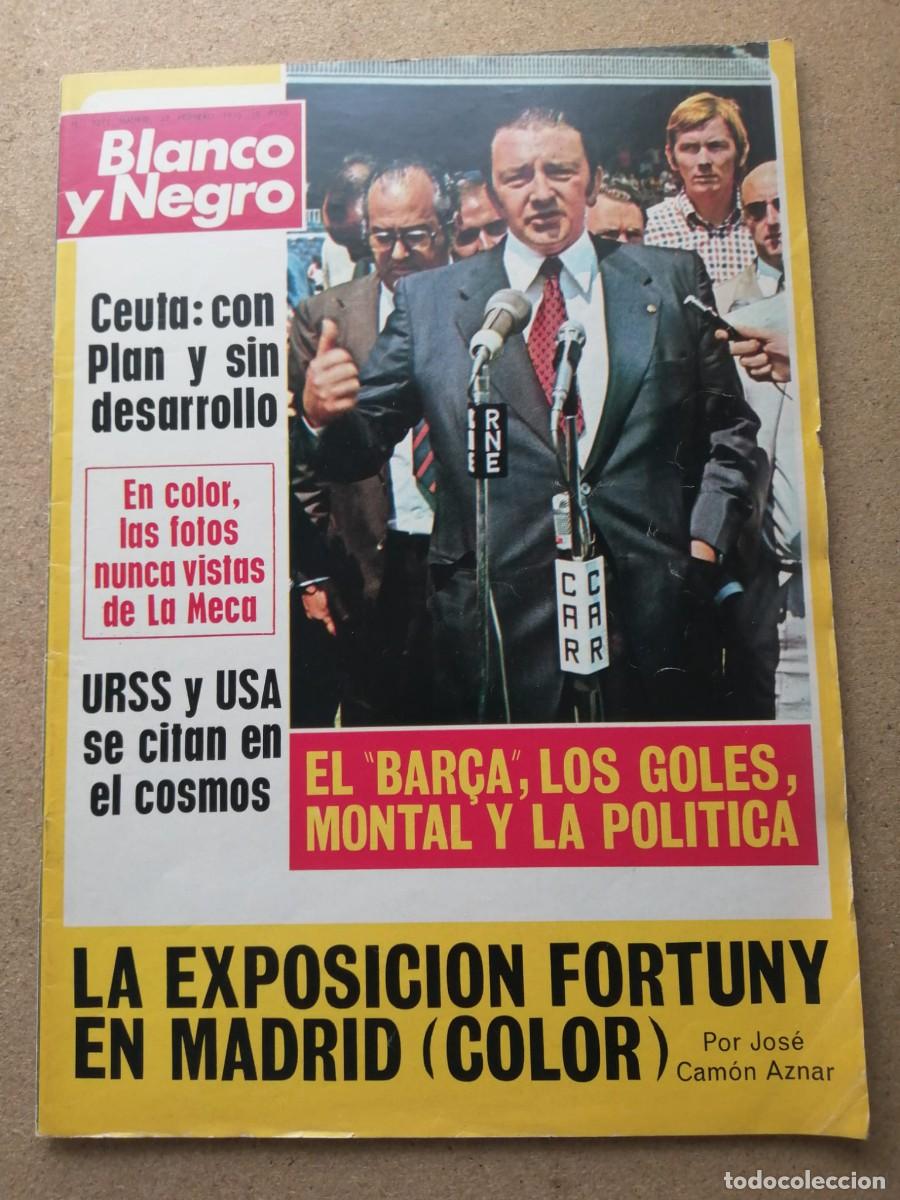 Coleccionismo de Revista Blanco y Negro: BLANCO Y NEGRO (NUMERO 3277) EL BAR&Ccedil;A, LOS GOLES, MONTAL Y LA POLITICA