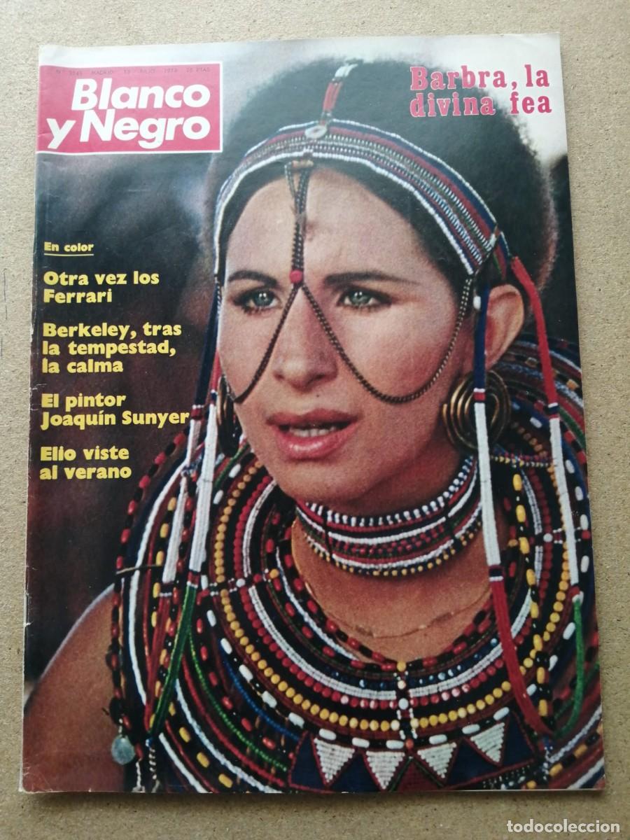Coleccionismo de Revista Blanco y Negro: BLANCO Y NEGRO (NUMERO 3245) BARBRA, LA DIVINA FEA - OTRA VEZ LOS FERRARI - ...