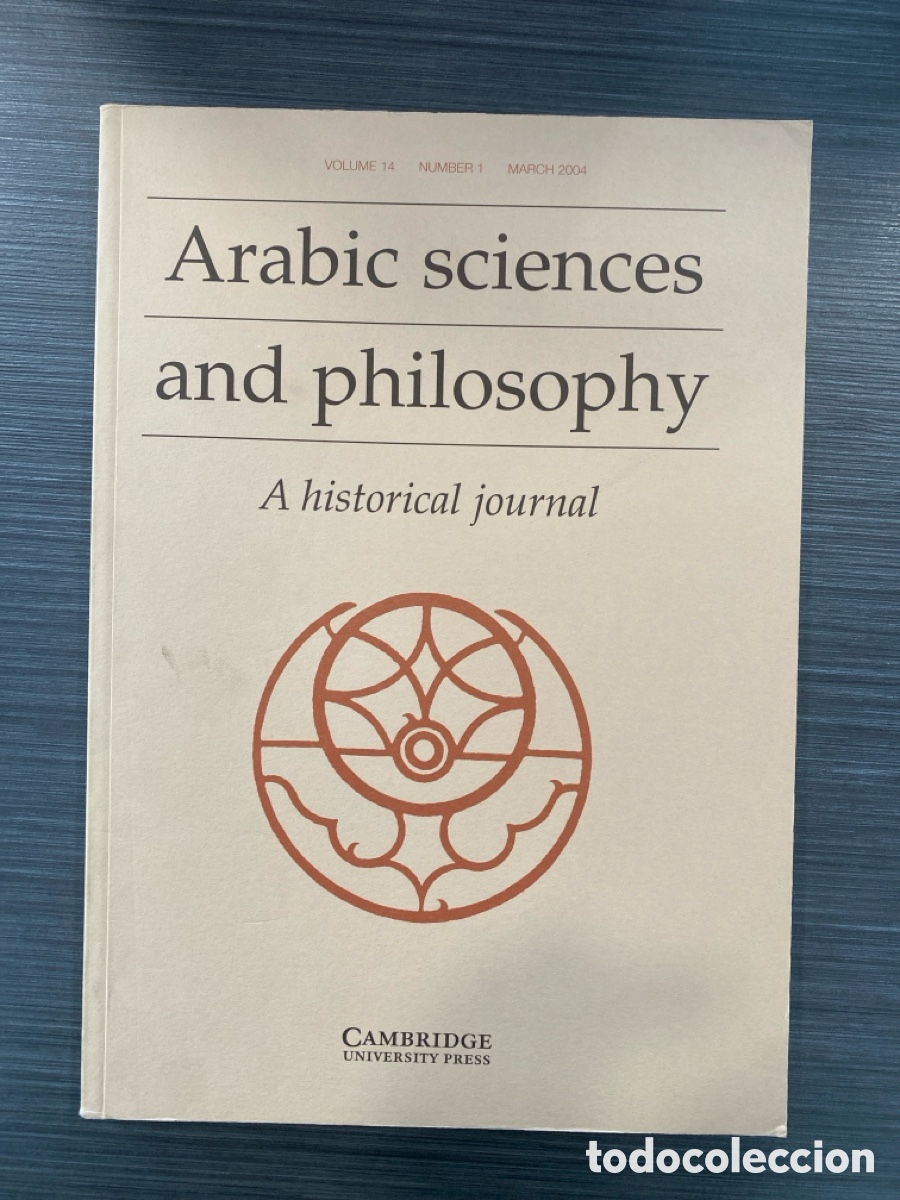 Coleccionismo de Revista Blanco y Negro: Arabic Sciences and Philosophy: A Historical Journal (Vol. 15, n&ordm; 1)/2005/Cambridge University Press